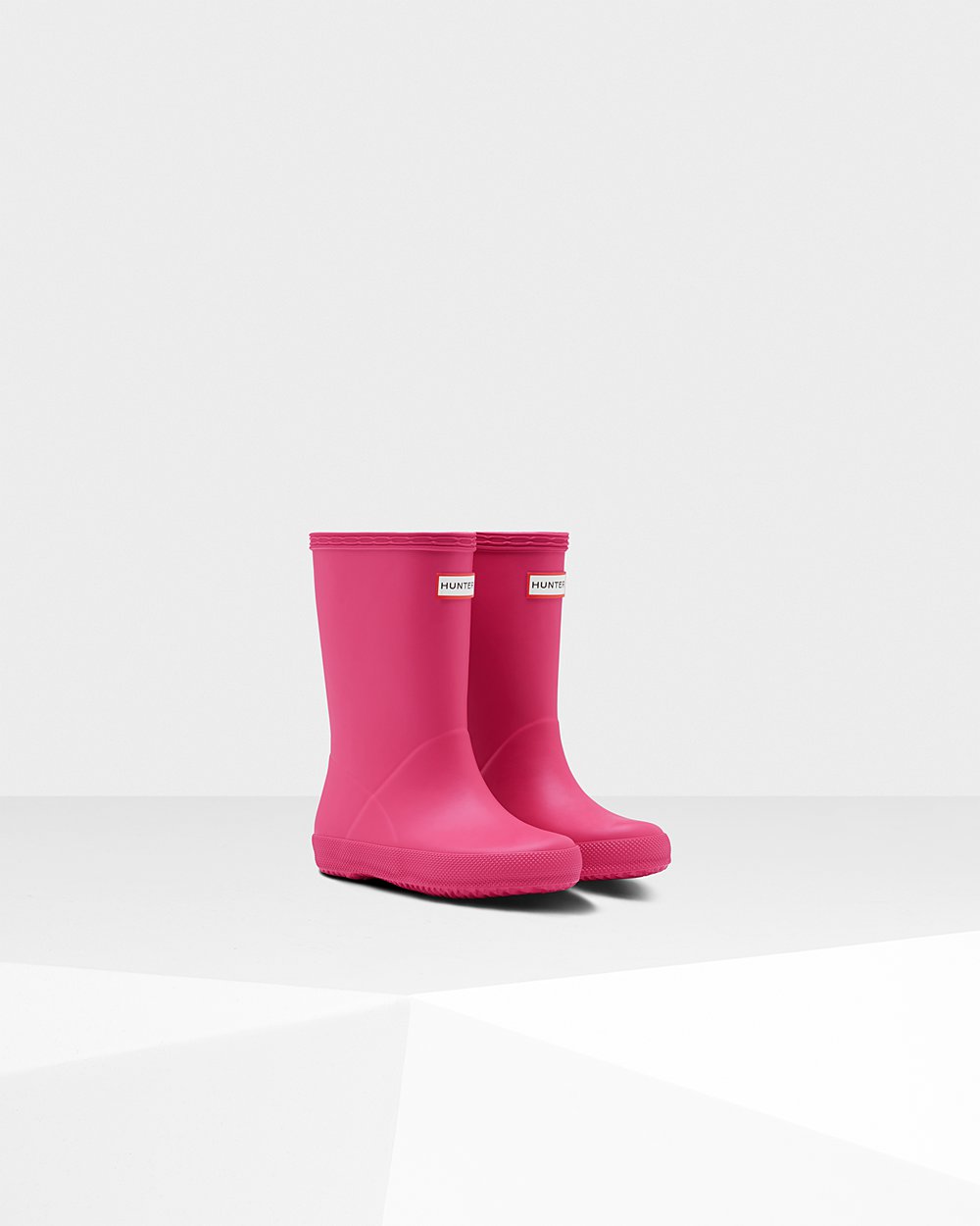 Bottes de Pluie Hunter Original First Classic Enfant Rose Clair DYONMHP-31